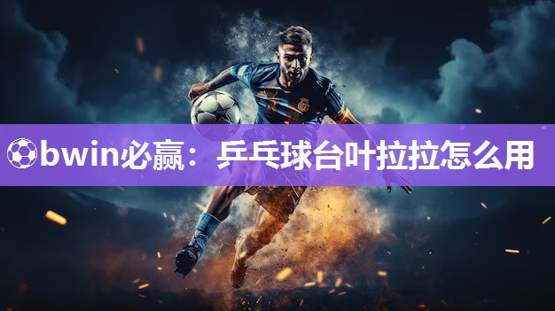 乒乓球台叶拉拉怎么用